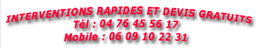 interventions rapides